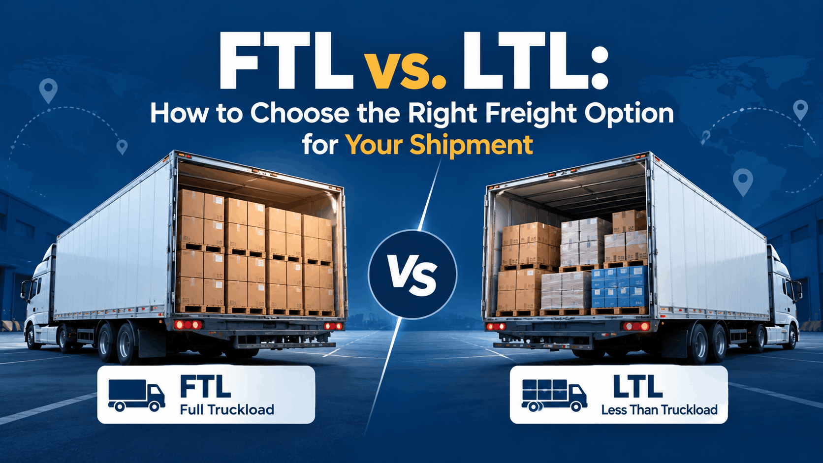 FTL vs. LTL: How to Choose the Right Freight Option for Your Shipment